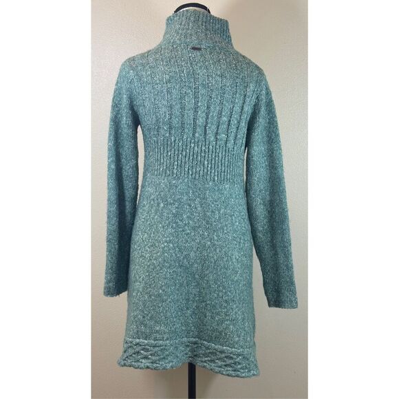 prAna Angelica Duster Wool Mohair Blend Yoga Pullover Open Front Women's Sweater - Picture 5 of 11